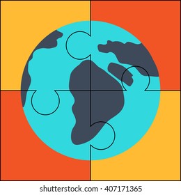 Earth puzzle