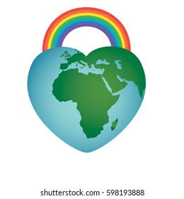 Earth rainbow