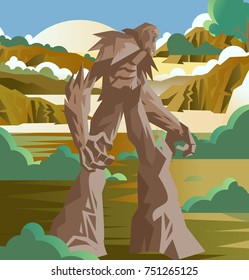 earth rock golem titan