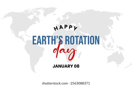 Earth Rotation Day Holiday Concept