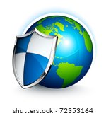 earth and shield