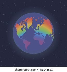 Earth in space.