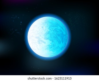 earth in space stock vector illustration