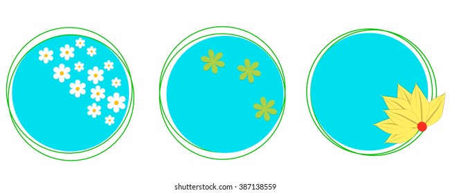 Earth and spring. Icon, Logo.