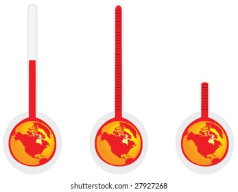 Earth style of thermometers
