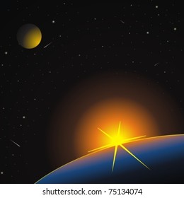 Earth sunrise