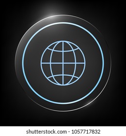 Earth symbol icon