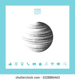 Earth symbol logo
