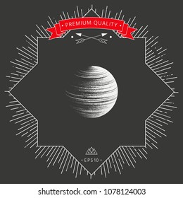 Earth symbol logo