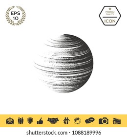 Earth symbol logo