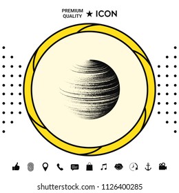 Earth symbol logo