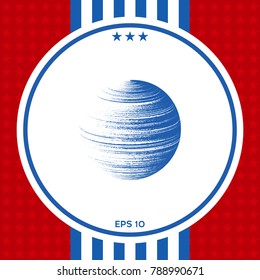 Earth symbol logo