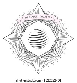 Earth symbol logo design
