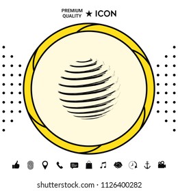 Earth symbol logo design