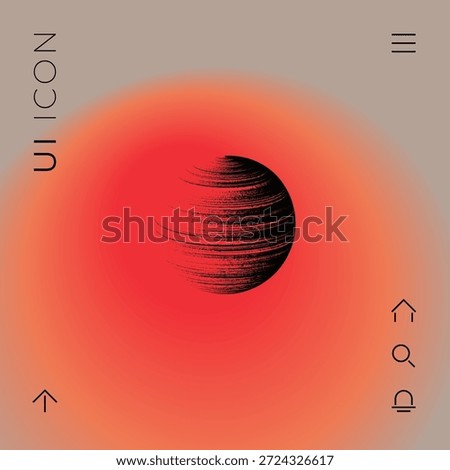 Earth symbol logo. Element for your design