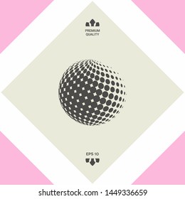 Earth symbol - Logo. Graphic elements for your design