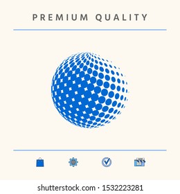 Earth symbol - Logo. Graphic elements for your design