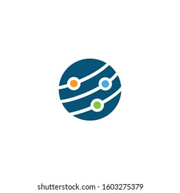 Earth Tech logo design simple