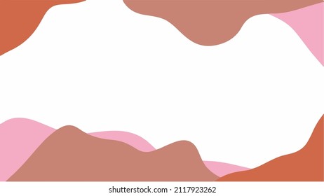Fondo abstracto del tono de la Tierra para su diseño, concepto de fondo de acuarela, vector.