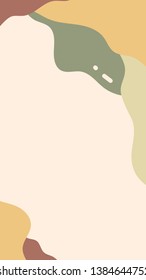 Earth tone abstract print background vector