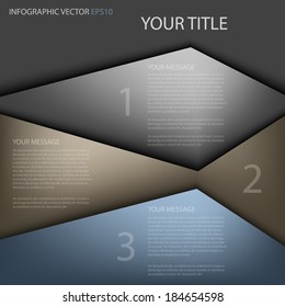 Earth tone background abstract infographic for work plan on colorful and blue earth tone background for text and message modern website design , vector