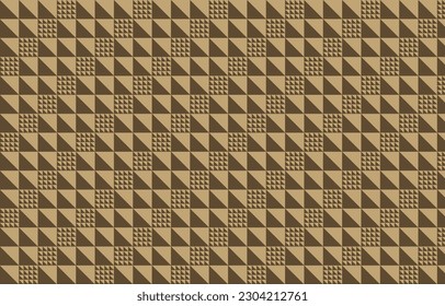 Earth tone geometrics pattern with light and shadow style.
Designed for fabrics,textile,decoration,graphic,background,craft,clothing,wrapping,boho,motif,aztec,embroidery,vector illustration.
