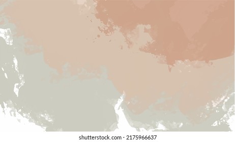 Earth tone watercolor background for your design, watercolor background concept, vector.