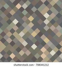 Earth toned square pattern , seamless background can use for design , vector.
