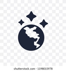 Earth transparent icon. Earth symbol design from Astronomy collection.