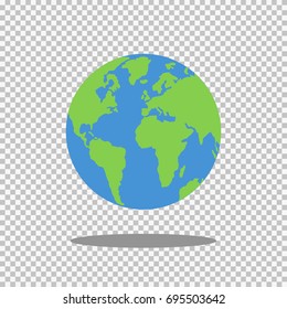 earth Transparent for web design