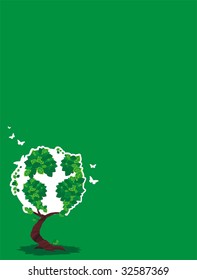 earth tree background