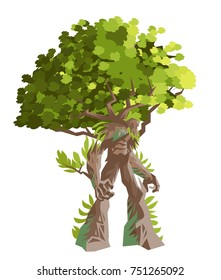 Earth Tree Golem Titan Forest Protector