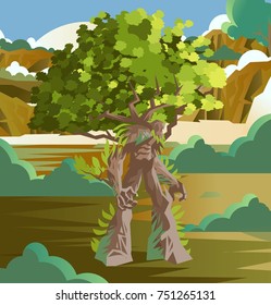 Earth Tree Golem Titan Forest Protector