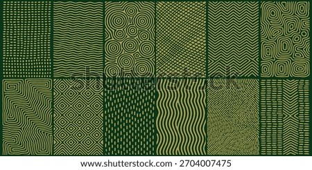 Earth Tribal Inspired Seamless Pattern Set