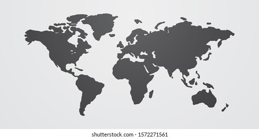 Earth typography design isolated on white background. Vector illustration