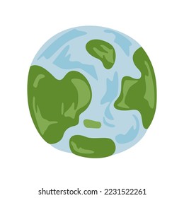 Earth V42 Patch Streetwear, Urban Design Blue and Green Color Patch Commercial Use