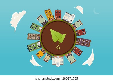 Earth vector