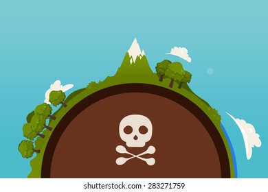 Earth vector