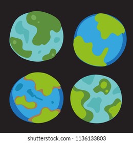 earth vector collection design
