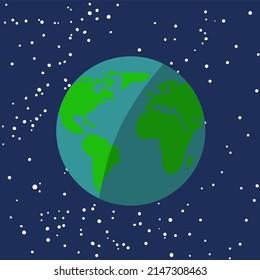 earth vector to commemorate earth day 22 april