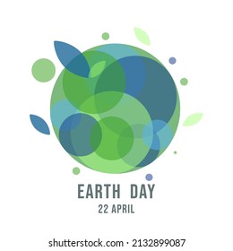Earth vector in  Earth Day 22 April isolated on white background, Vector illustration EPS 10