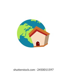 earth vector with earth day weather vector