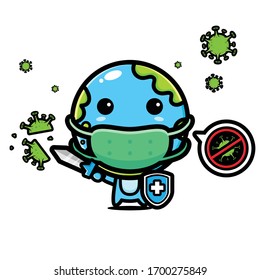 Earth vector design against viruses