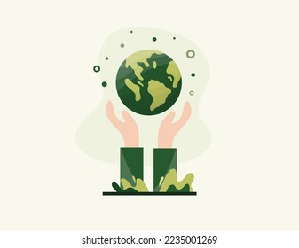 earth vector design for environment ozone and earth day event
