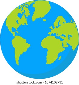 Earth Vektorgrafik-Illustration
