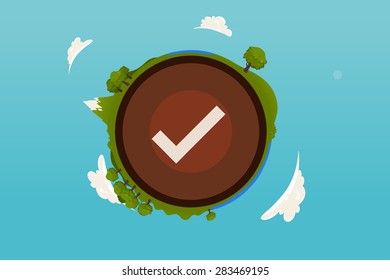 Earth vector: Ice 