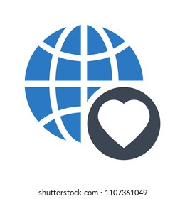 earth vector icon