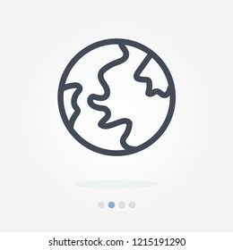 Earth vector icon