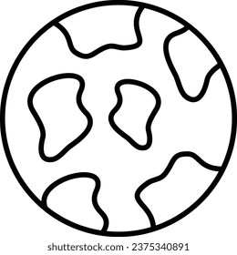 Earth vector icon. Can be used for printing, mobile and web applications.