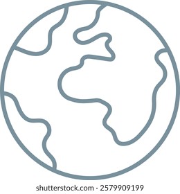 Earth vector icon. Can be used for printing, mobile and web applications.